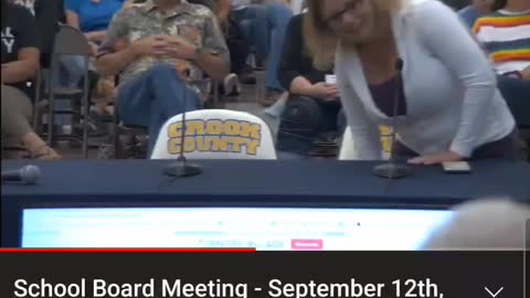 Crook County School Board receiving some truth