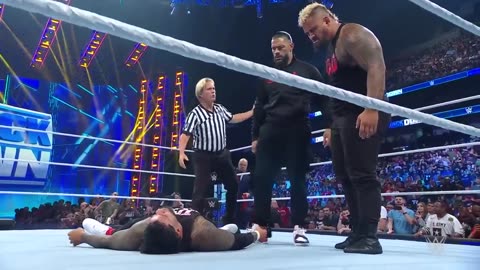 Roman reigns and solo sikoa unleash a brutal attack on jey uso:SmackDown highlights,July28,2023