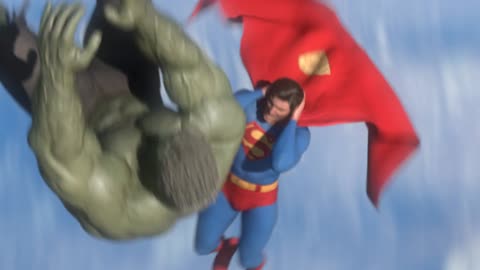 Superman vs Hulk The Fight (Part 4)