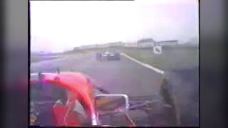 SENNA - 1ª volta do GP de Donington Park 1993