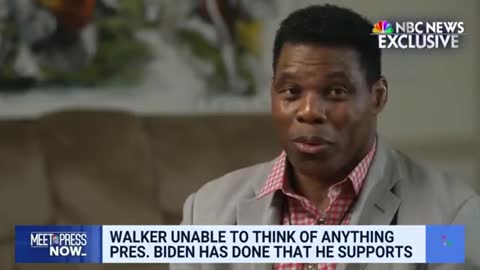 Walker THRASHES Biden With EPIC Reply To Reporter's Questions