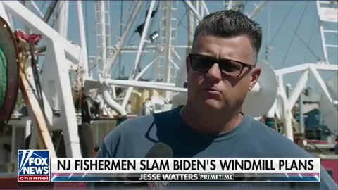 Jesse Watters Biden’s windmills will decimate fishing industry #shorts