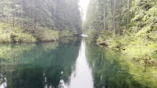 The SOURCE of McKenzie River – Clear Lake – Willamette National Forest – Central Oregon – 4K