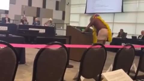 Drag Queen Reads Banned Books To School Board