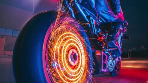 Mind Blowing Super Bike Fire Photography Ideas !!!