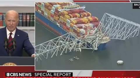 Biden Mumbles Through Remarks on Baltimore Bridge Collapse, Refuses to Take Questions. Biden not looking to good. Don't think he has much time left here. His condition looks like its gone downhill big time