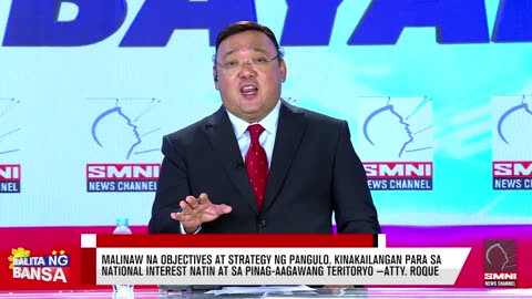Malinaw na objectives at strategy ng pangulo, kinakailangan para sa national interest natin