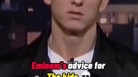 GOAT Of Rap 🔥🔥 Eminem Interview and advice to kid