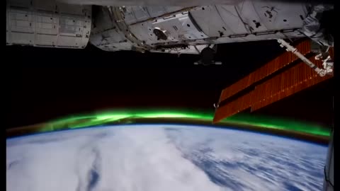 Earth illuminated_ISS Time lapse photography