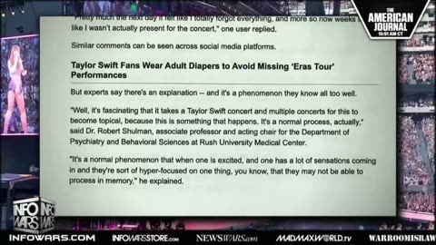 WTF Taylor Swift Concerts Are Wiping Peoples’ Memories