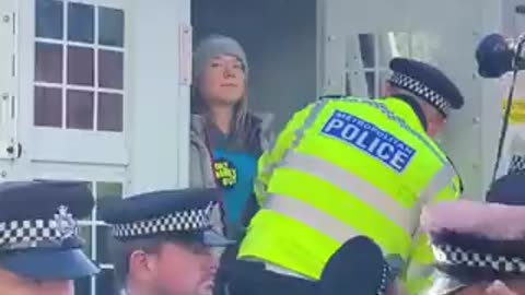 Oh Look! Another Fake arrest of Greta Thunberg. This time in London at "Climate Protest"