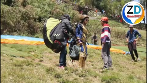 Pokhara paragliding in nepal very danger views