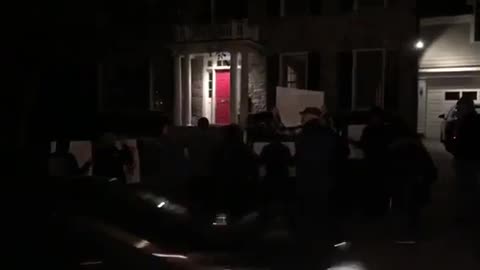 Smash Racism D.C. footage of anti-Tucker Carlson "protest"