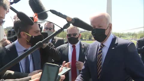 Biden Snaps At Reporter For Asking How He's Going To Pay For Infrastructure Plan