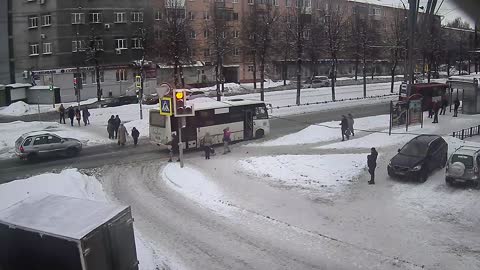 Bus Hits Stroller with Baby Inside