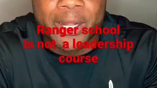 Do not go to ranger school…