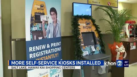 Self-service DMV kiosks added to Salt Lake and Hawai‘i Kai