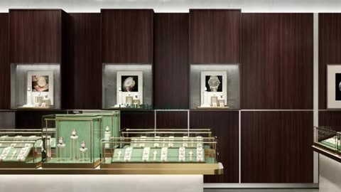 Singapore high-end watch retail store showcase project