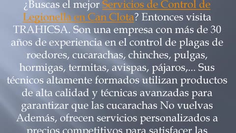 Consigue los mejores Servicios de Control de Legionella en Can Clota