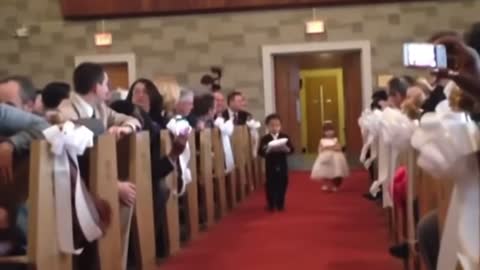 Kids Adds Comedy to a Wedding! - Ring Bearer Fails