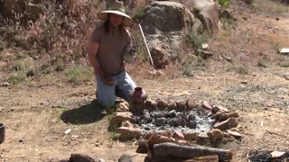 Anasazi Style Pottery Firing