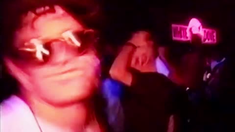 Awesome rave party in the 90s with lots of dancing, fun and good music