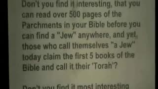 Today's Jews are not Judea nor the Judeans!!