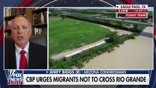 Rep. Andy Biggs says that the situation at the southern border is "probably as bad if not worse than it's ever been."