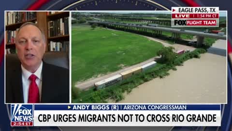 Rep. Andy Biggs says that the situation at the southern border is "probably as bad if not worse than it's ever been."