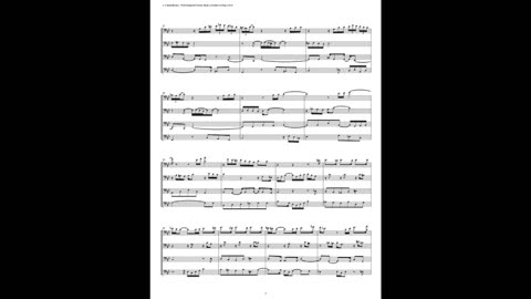 J.S. Bach - Well-Tempered Clavier: Part 2 - Prelude 14 (Bassoon Quartet)