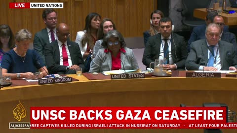 UN Security Council passes resolution urging Hamas to accept ceasefire _ AJ #Shorts