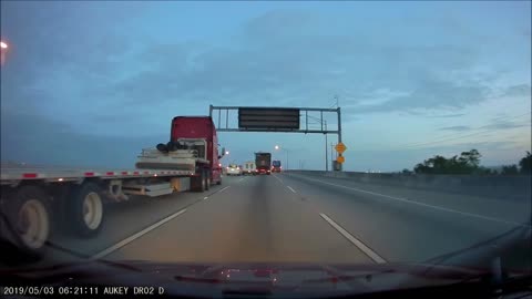 Pickup Truck Causes Accident with Left Lane Merge