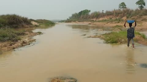 Wow Really Amazing Excellent Search & Catching Big Fish By Hand Fishing In River Dry Place #fishing