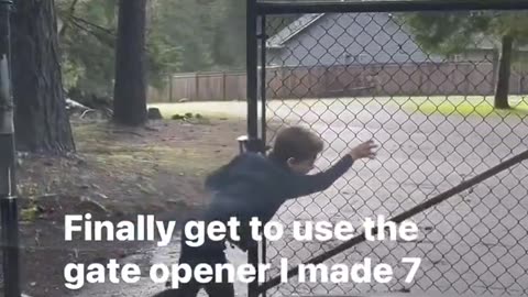 Home Made Gate Opener