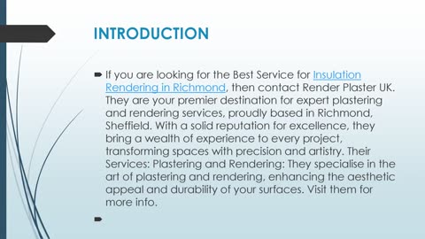 Get The Best Insulation Rendering in Richmond.