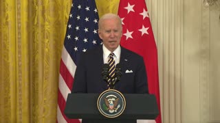 Biden is asked if he sees comments from Russia as a sign the war is beginning to come to an end