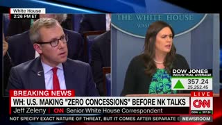Sarah Sanders embarrasses White House press corps with answer to North Korea question