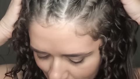 Hairstyle with elastic
