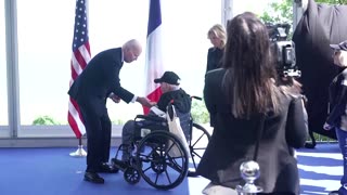 Biden honors veterans at D-Day ceremony in Normandy