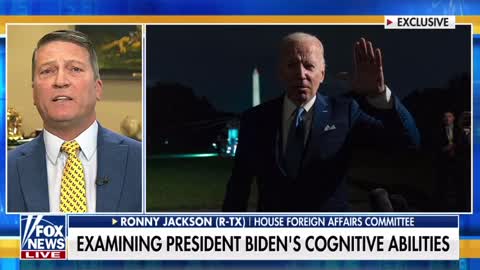 Ronny Jackson, who was DJT’s doctor at the White House, says that Biden will not finish his term.