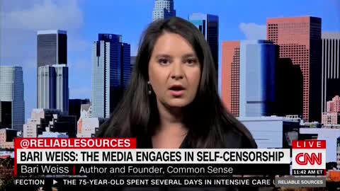 Bari Weiss speaks on CNN's "Reliable Sources"