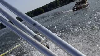 Epic Tubing Wipeout Sends Girl Flying