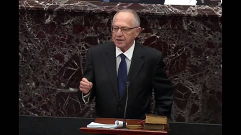 Jan. 27, 2020 - Alan Dershowitz Opening Statement in Impeachment Of President Donald Trump