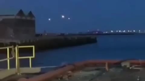 UFO seen near Boston harbor USA 2020