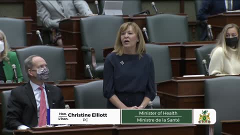 MPP Nicholls Questions MOH Elliott on Reports of Rising Stillbirths