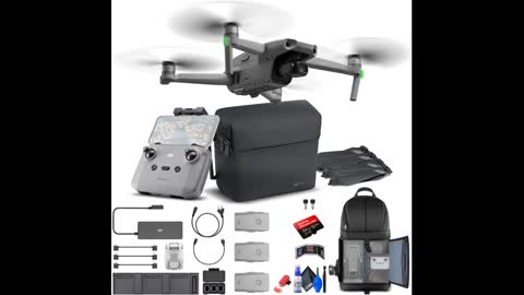 Review: DJI Mavic Air 2 Fly More Combo - Drone Quadcopter UAV with 48MP Camera 4K Video 12" CM...