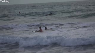 Surfers Collide in Costa Rica