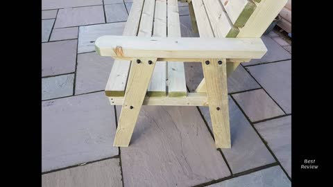 CONSILIUM Wooden Garden Seat - Handmade Outdoor Furniture From Pressure Treated Timber