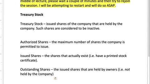 Bus 20N Lecture 20 - Equity 2