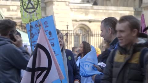 Extinction rebellion protest, London